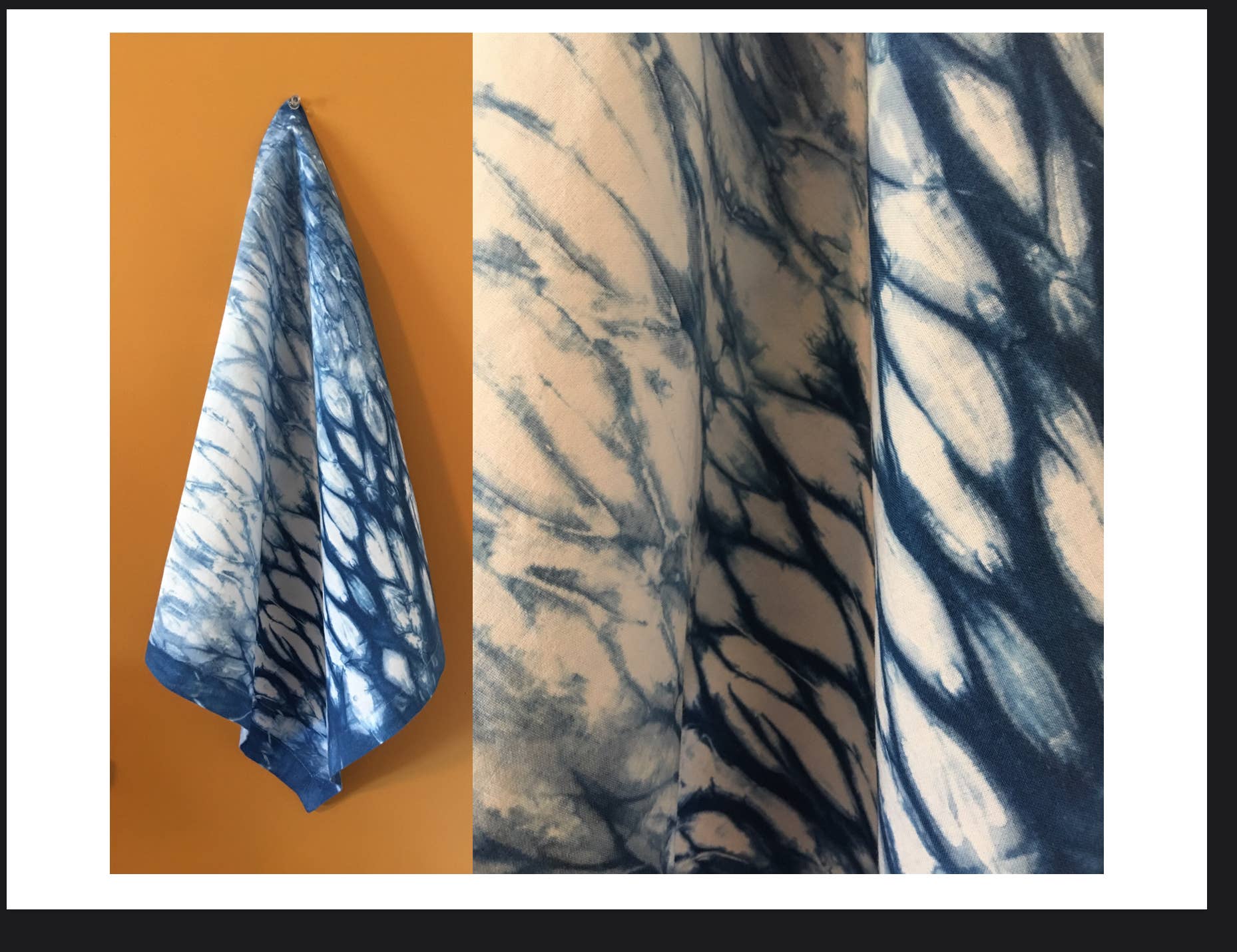 The Indigo Squirrel - Wholesale Tea Towel - Indigo- Dyed Tea Towel5