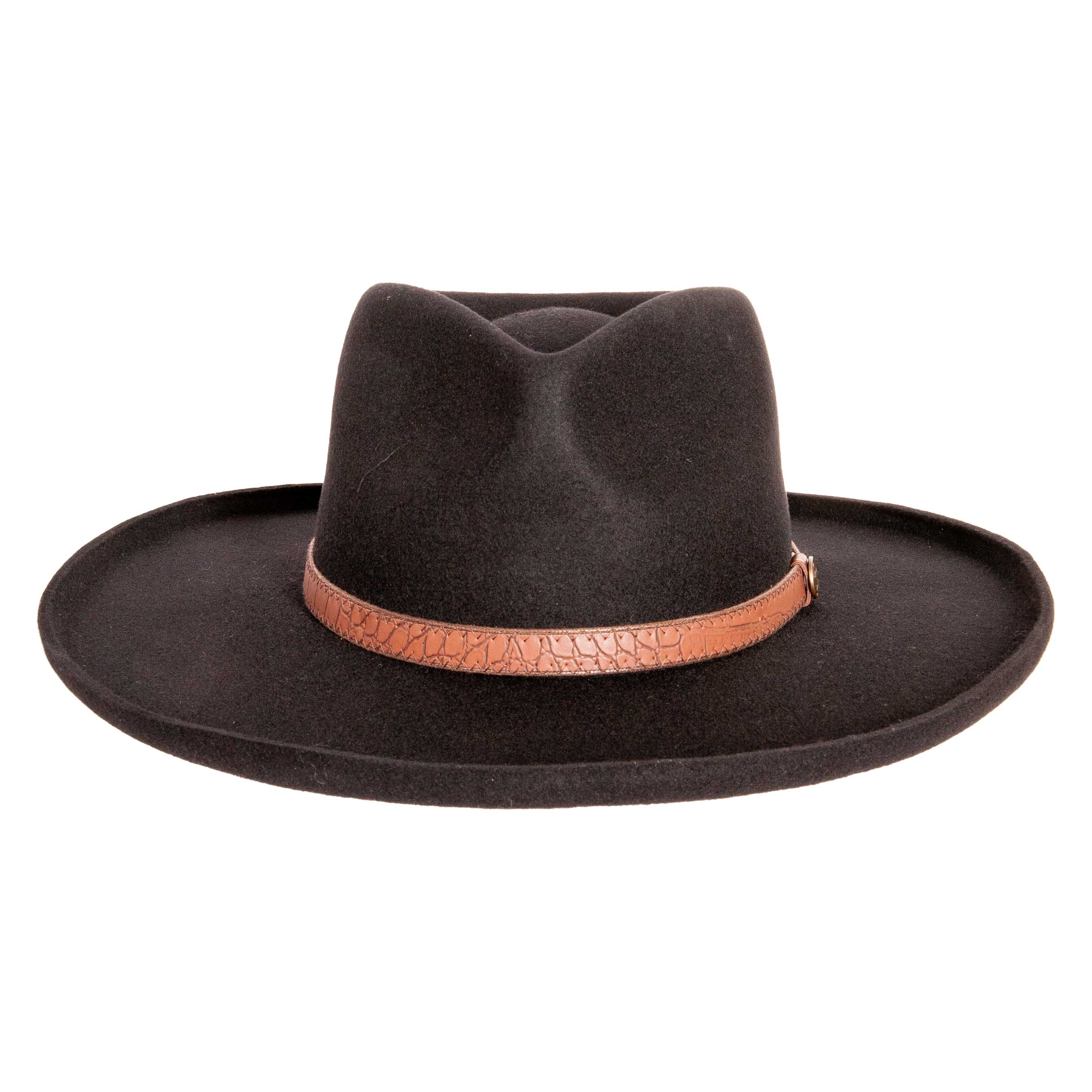 American Hat Makers - Vendita all'ingrosso Fedora - Unisex - Cappello Fedora in feltro di lana con bordo stretto - modello Hudson10