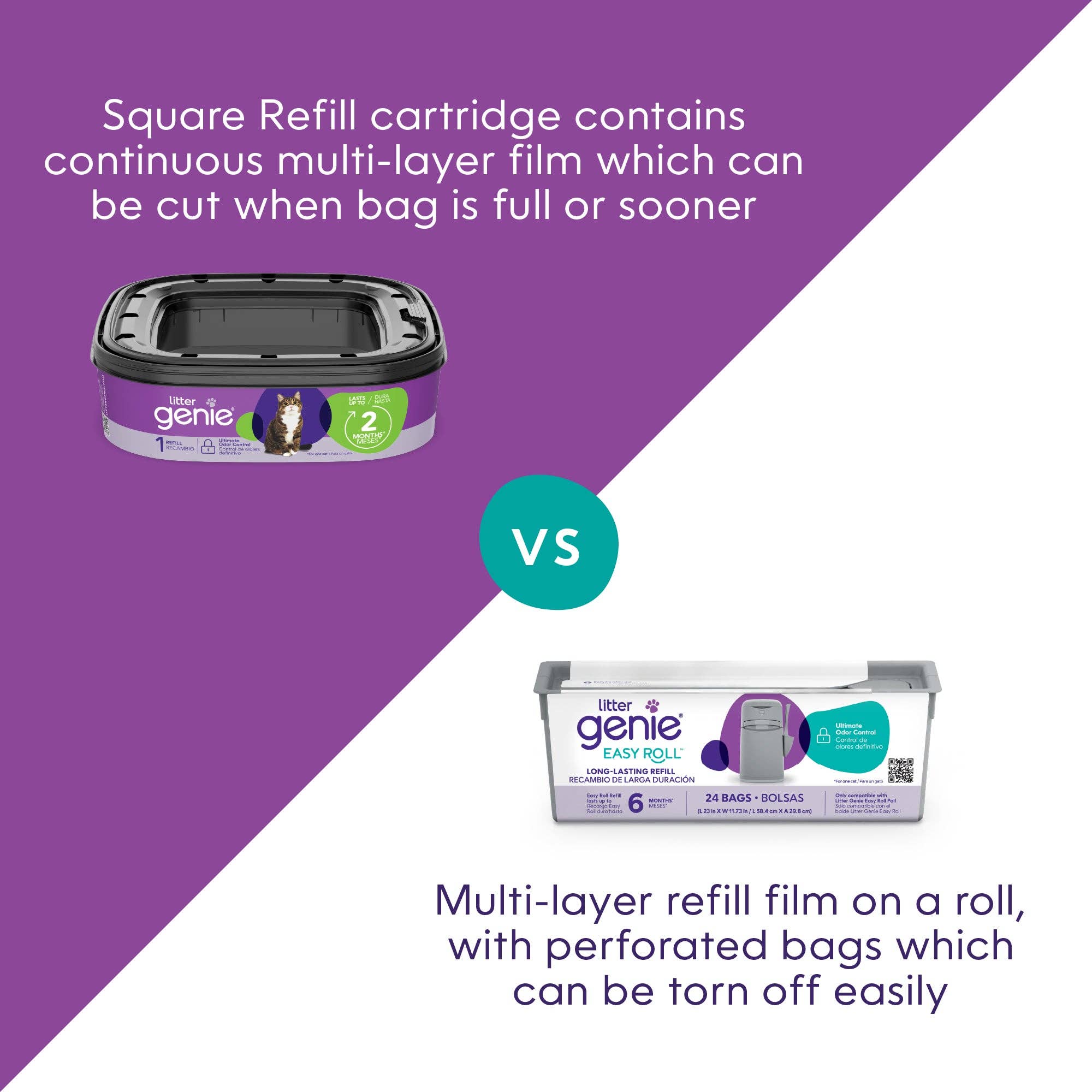 Litter Genie - Wholesale Cat Litter Box - Litter Genie Easy Roll Pail - Grey7