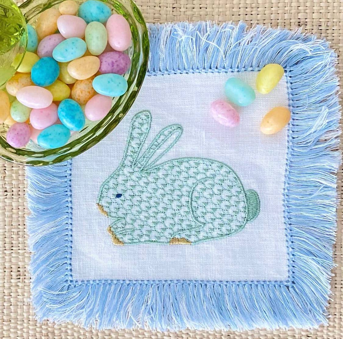 Garden Folly Fine Linens - Wholesale Dinner & Cloth Napkin - Fringe Benefits Linen Cocktail Napkin13