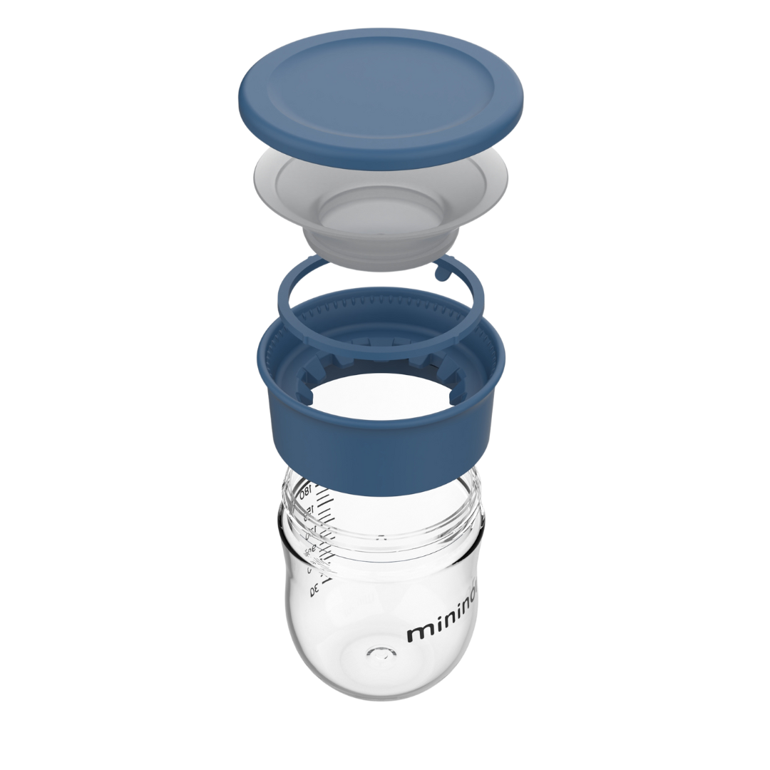 mininor - Vente Verre/tasse – enfant et bébé - Tasse d'entraînement 220ml "Baleine bleue"3