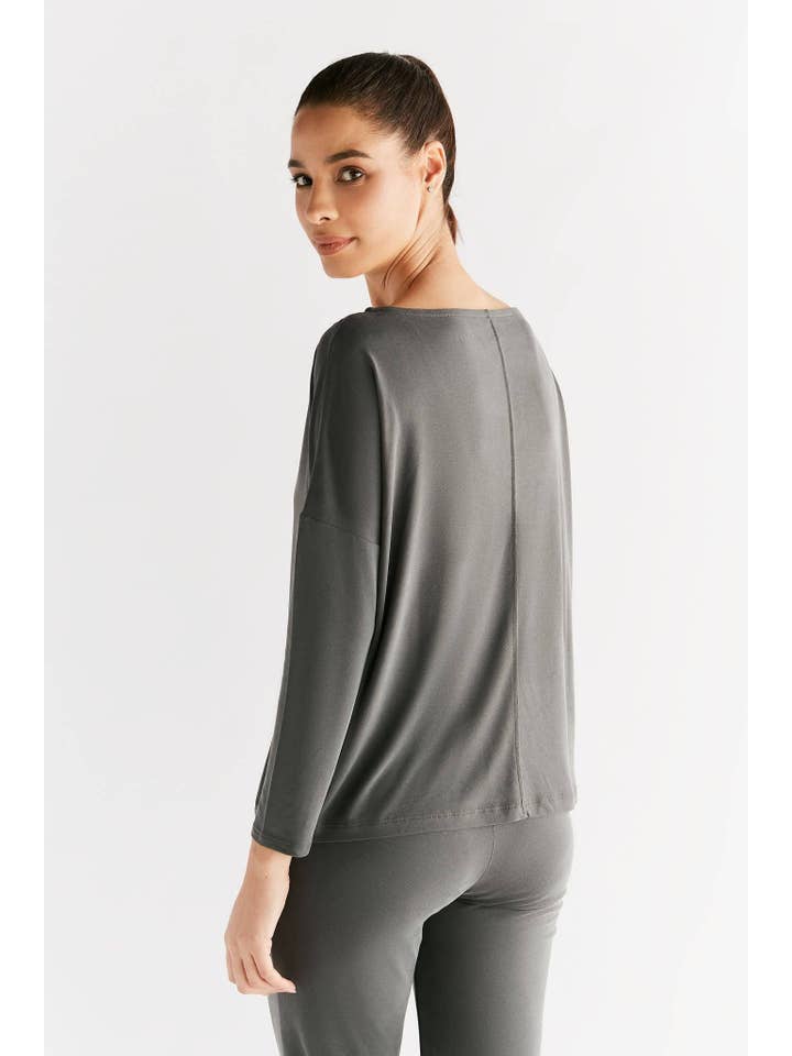 Leela Cotton – wholesale Athletic top – Women′s – T1111 Tencel™ Active Damen Yoga Langarmshirt2