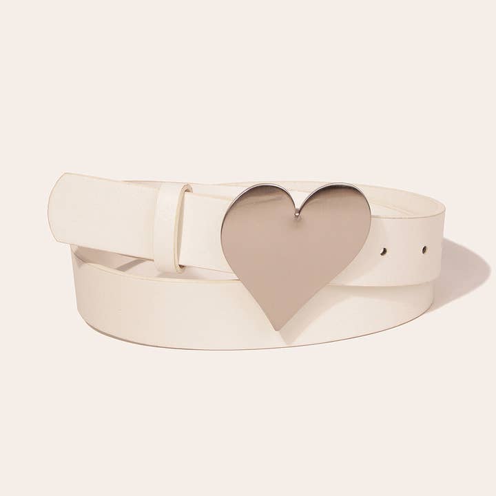 Dipped Shop - Wholesale Belt - Women's - Love Shaped Punk Street Leather Belt DPWB030211