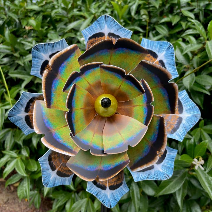 Turkey Double Spin Pinwheel Wind Spinner för wholesale av Paper Arboretum