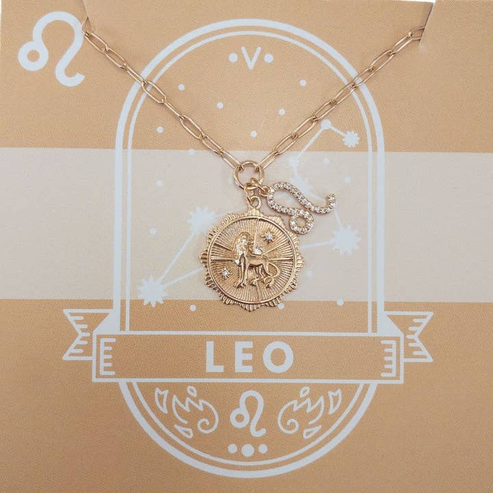 Lotus Jewelry Studio – Colar pingente/pendente por atacado – Colares com Medalhão do Zodíaco5