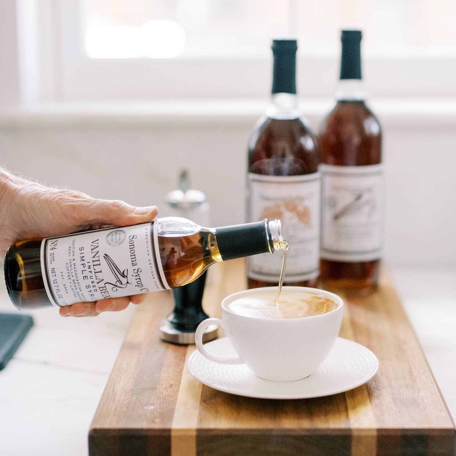 Sonoma Syrup Co. - Wholesale Cocktail Mix/Syrup - 25.4 oz Vanilla Bean Infused Simple Syrup4