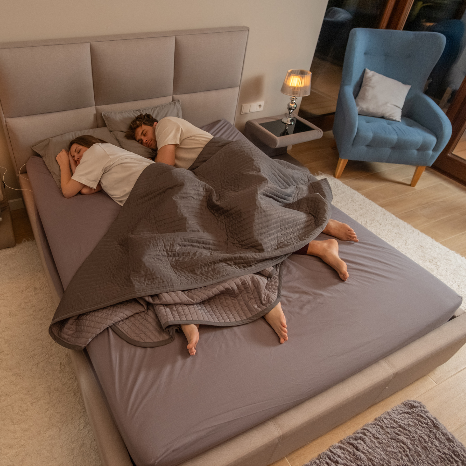 GAYA - Wholesale Sheet Set - Gaya Grounding Sheets - Fitted | King | Gray11