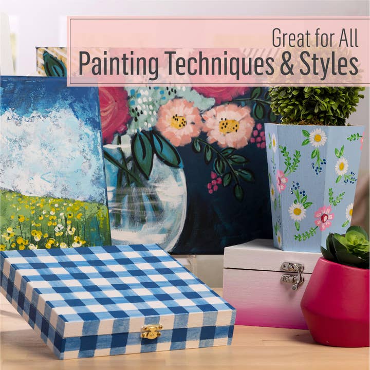 Plaid Crafts - Wholesale Paint Set - FolkArt ® Acrylic Value Paint Set - Classics, 6 Colors3