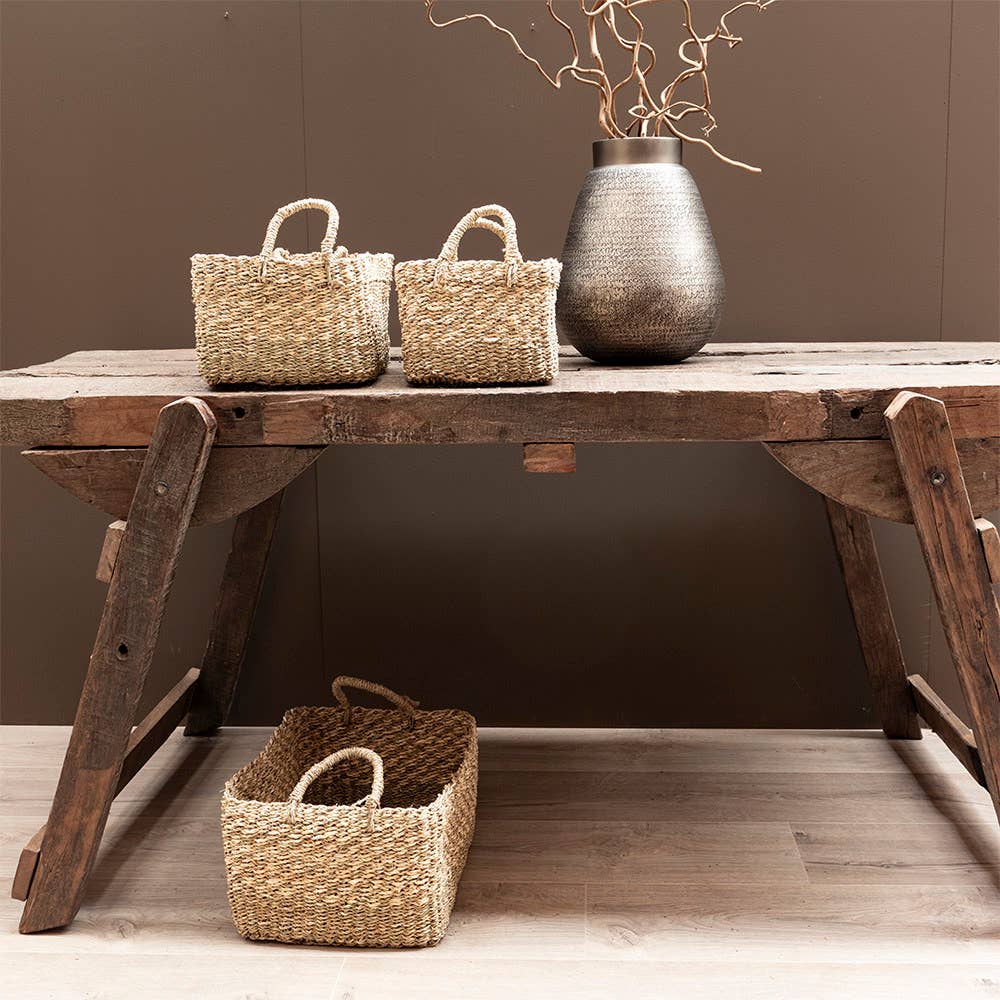 EARTHWARE – wholesale Basket – Seagrass basket Erika M1