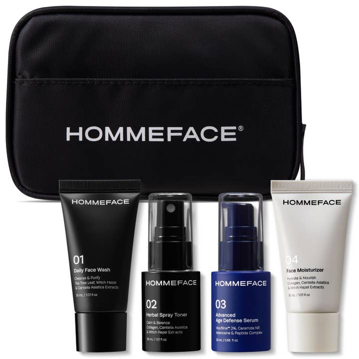 HOMMEFACE First Class Skincare Essentials Travel Kit for wholesale by HOMMEFACE