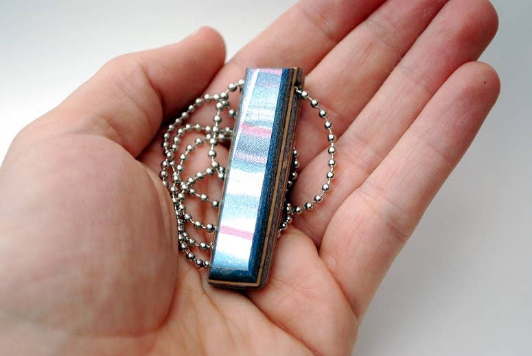 Everskate Skateboard Jewelry – Engroshandel Halskæde med vedhæng – Genanvendt skateboard-bar halskæde - trægenbrugssmykke7