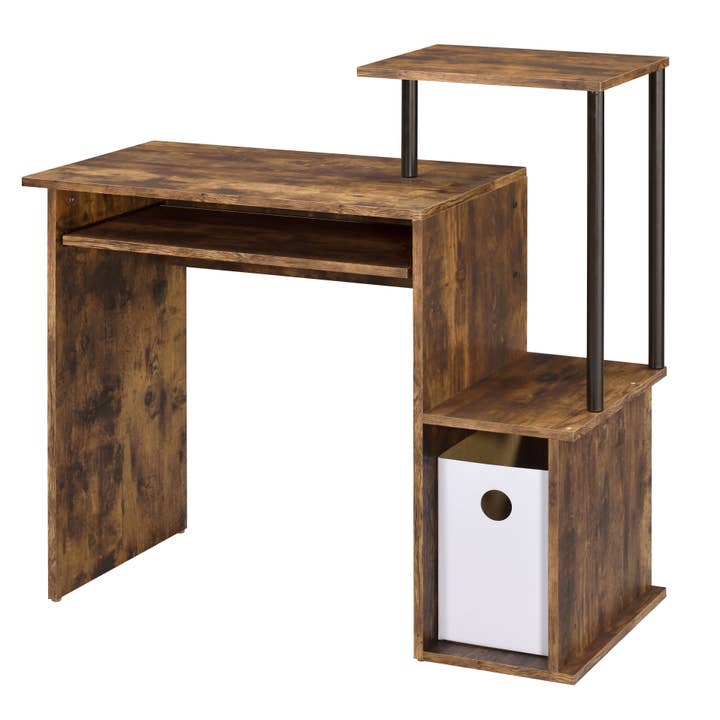 Lyphre Computer Desk with Shelf and Storage for wholesale by Acme Furniture Industry, Inc.