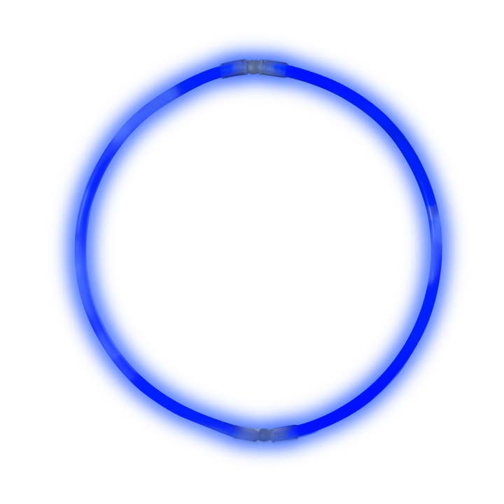 Windy City Novelties - Wholesale Light-Up Toy - Kids & Baby - 22" Blue Glow Necklaces Pack with 2 Sticks for Parties