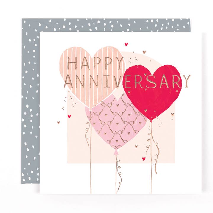 Botanique Happy Anniversary Heart Balloons for wholesale by Hotchpotch