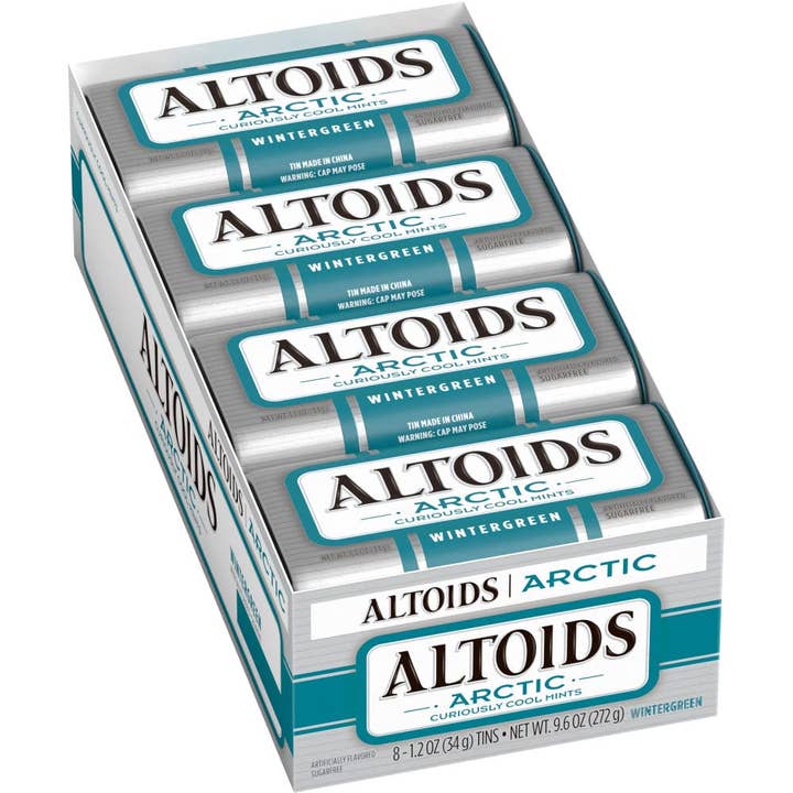 Snacky Candy - Wholesale Mints - Altoids Arctic Wintergreen 1.2 oz 8 count