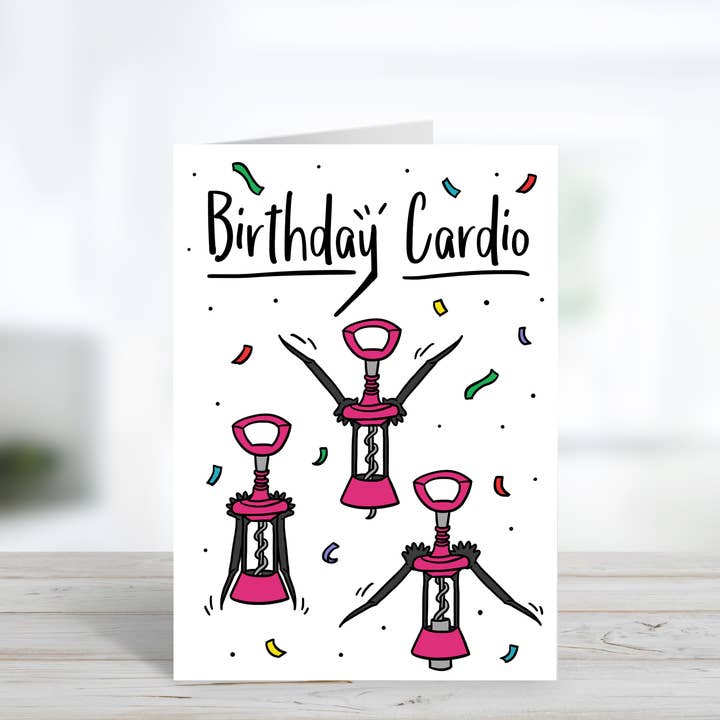 Sole Inspired - Wholesale Everyday Greeting Card - Happy Birthday Wine Humor Card2