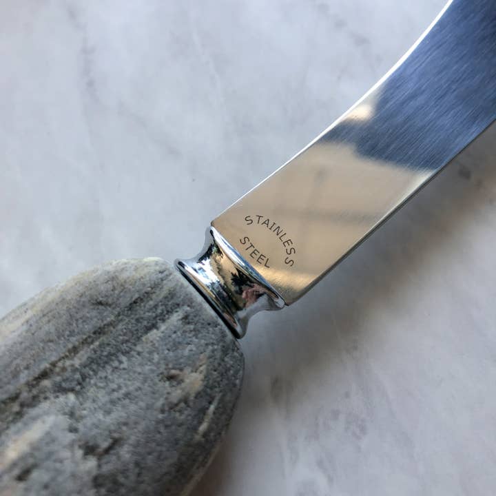 Funky Rock Designs - Wholesale Cheese Spreader - Ergonomic Stone Cheese Spreader4