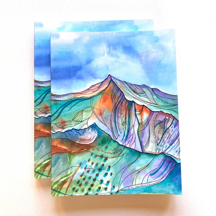 Mountain Art Journal: Glow Mountain for wholesale by Sarah Uhl
