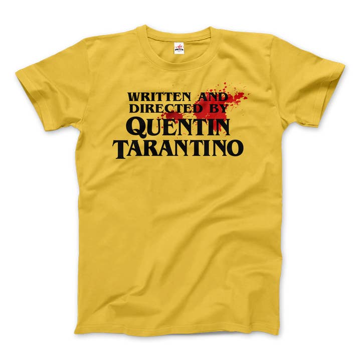 Art-O-Rama Shop - Wholesale Screen Printed T-Shirt - Women's - Written and Directed by Quentin Tarantino (Bloodstained) T-Shirt0