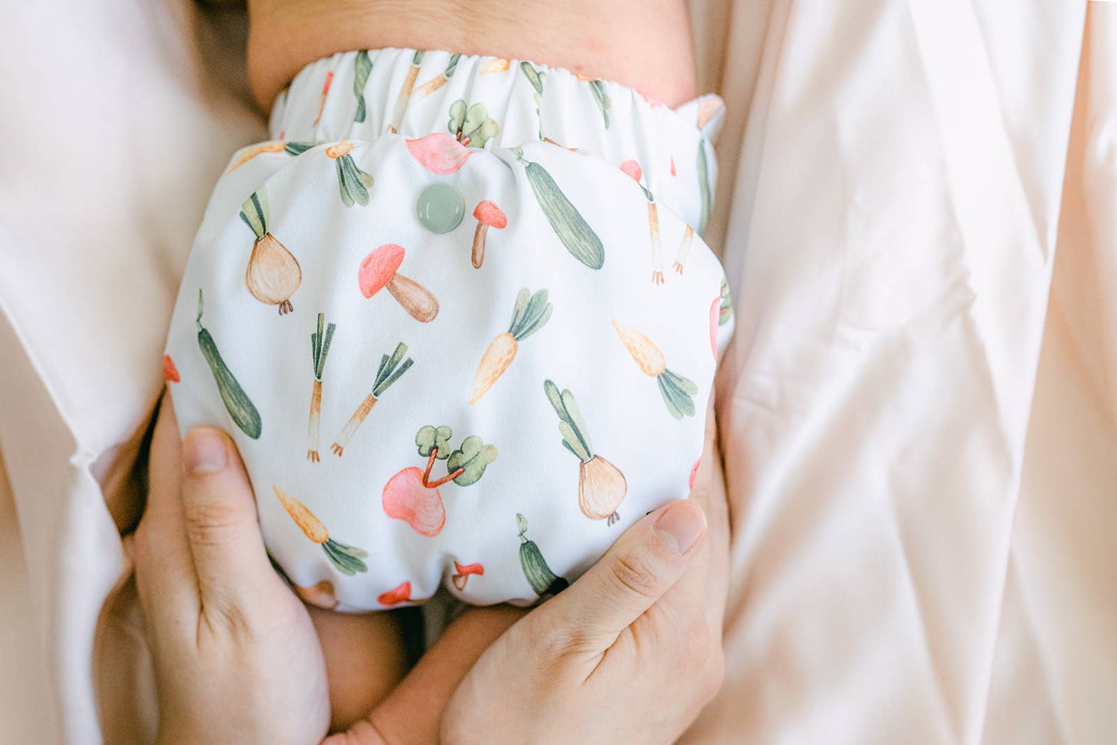 Just Peachy - Wholesale Nappy (cloth) – Baby - Cloth Diapers Nature Collection Single Set -Farmer's Market5