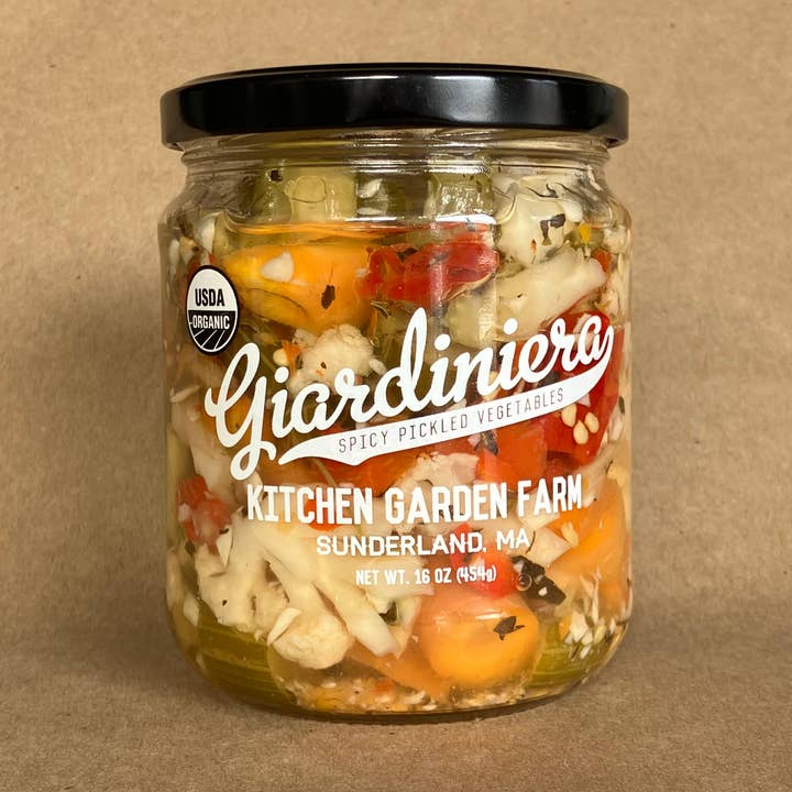 Organic Giardiniera Pickled Vegetables - NEW UNIT SIZE for wholesale by Kitchen Garden Farm