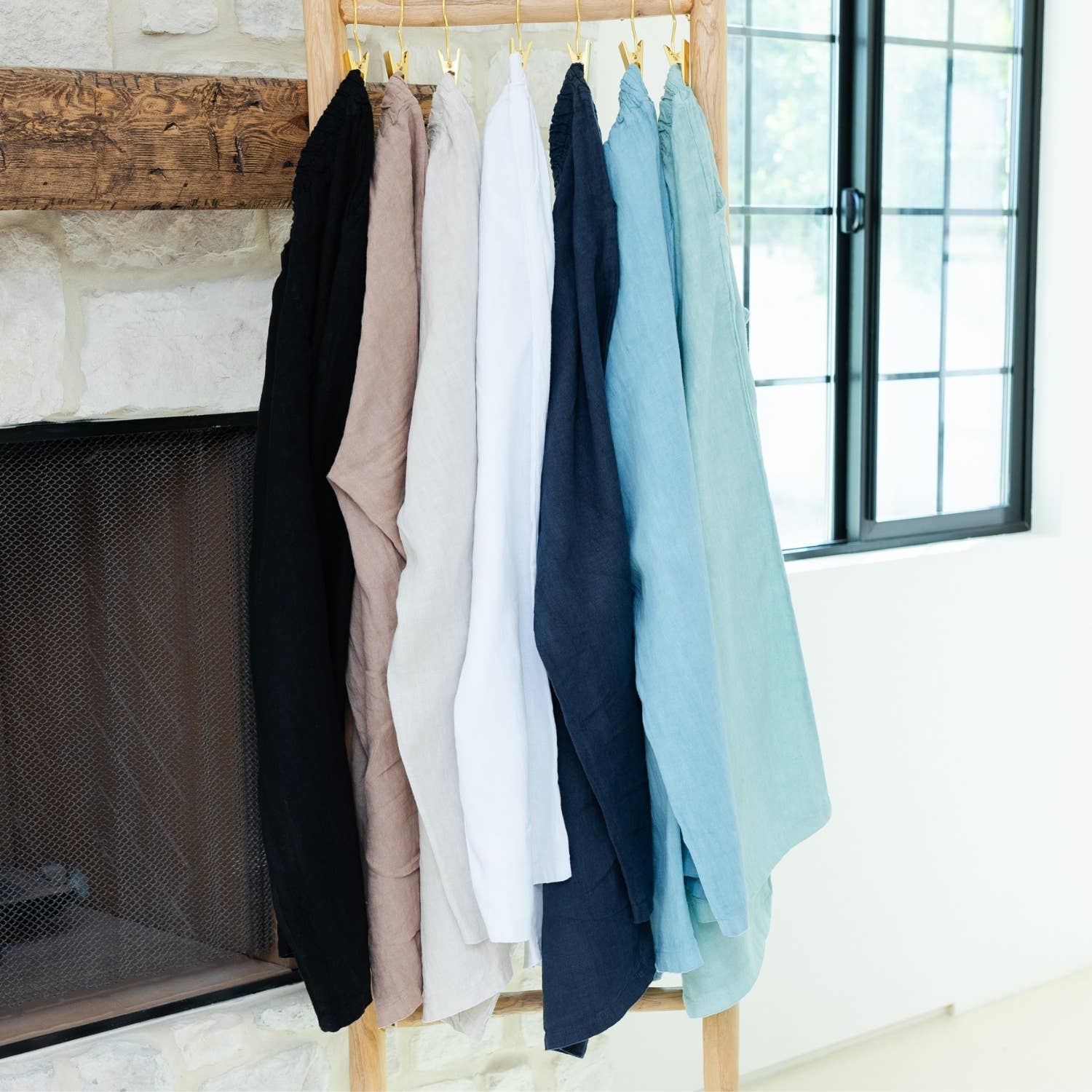 Splendid Iris Threads - Wholesale Pants - Women's - Linen Wide Cropped Pants9