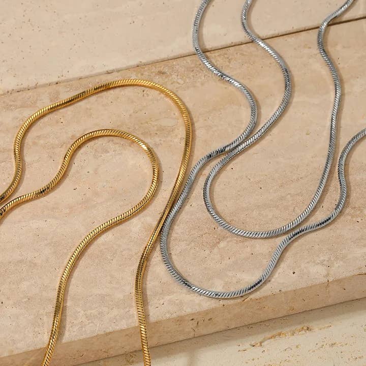 Sweet Cherry Sky - Wholesale Link & Chain Necklace - Layering Necklace in Gold or Silver3