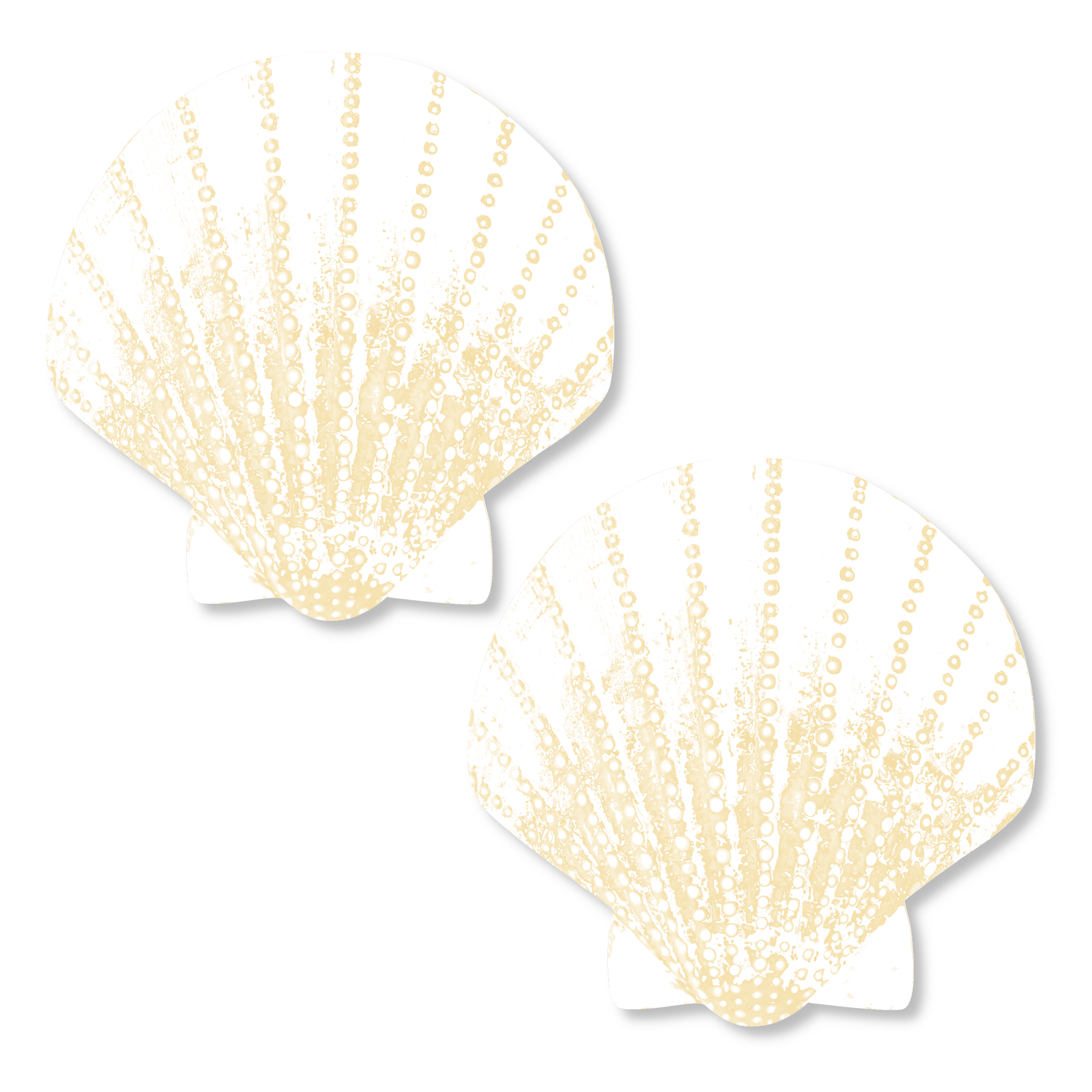 Niptees - Wholesale Nipple Pasties - Women's - Beach-Themed Seashell Nipple Cover Pasties11
