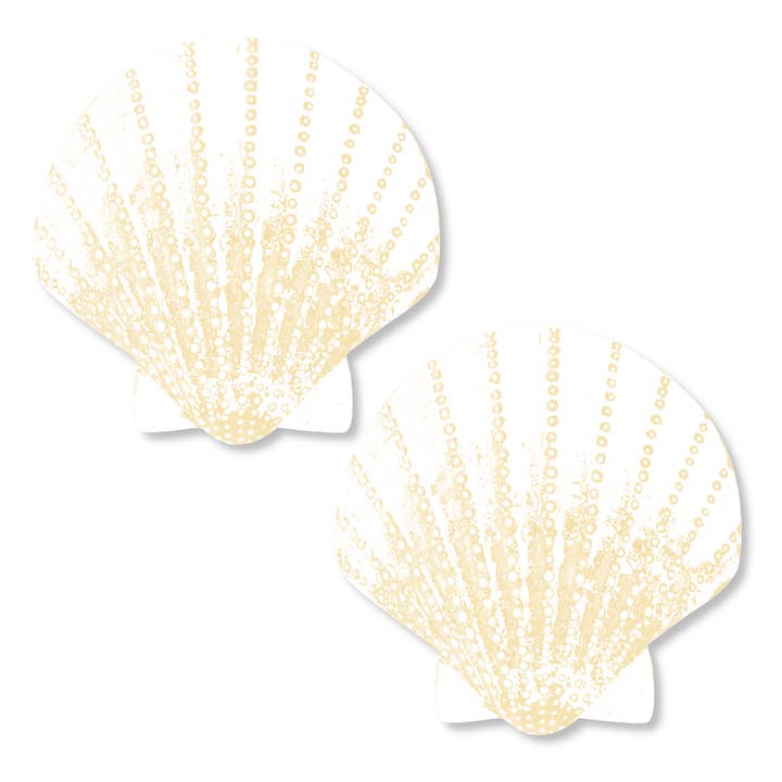 Niptees - Wholesale Nipple Pasties - Women's - Beach-Themed Seashell Nipple Cover Pasties11