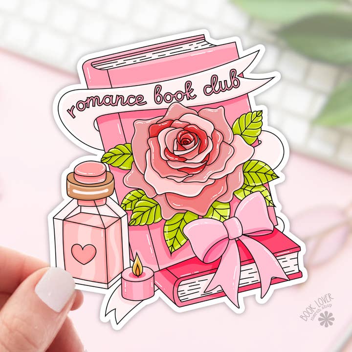 Romance Book Club Stickers / Bookish Stickers / Book Lover for wholesale by Book Lover Merch Shop