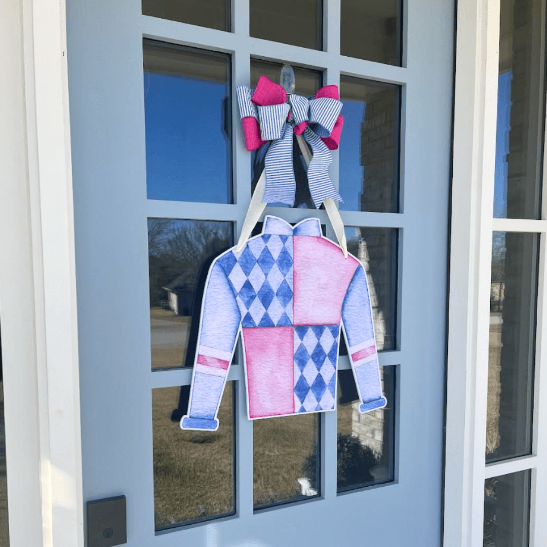 Front Porch Elegance – Großhandel Türdekoration – Racing Silk (Pink) - Türhänger4