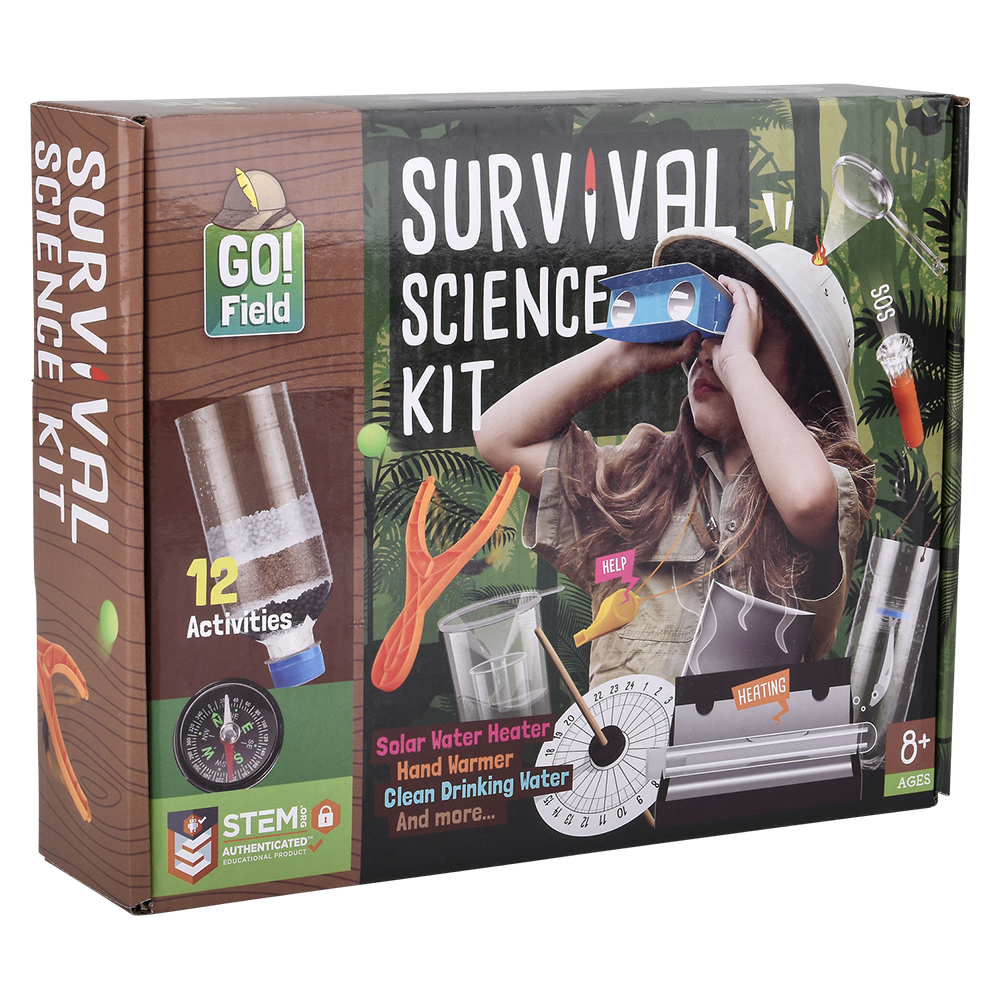 The Toy Network - Wholesale Science & Math Book - EDU-STEM SURVIVAL SCIENCE KIT3