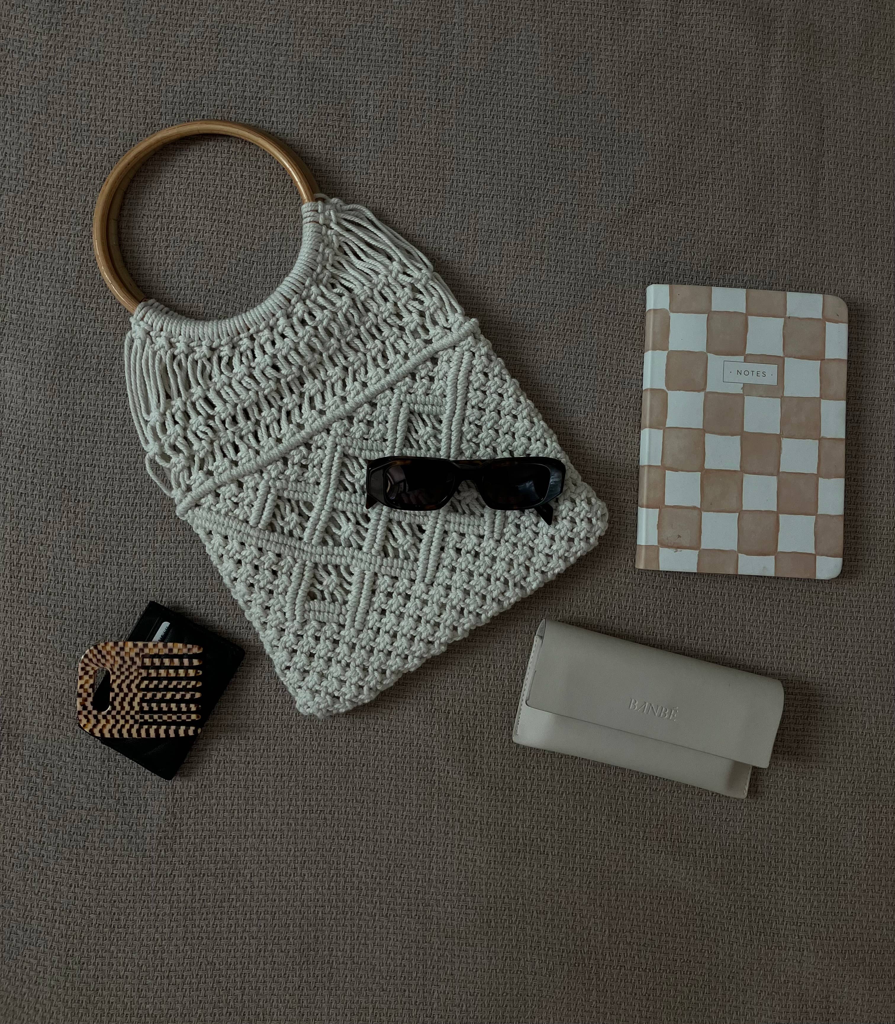 The Artisan and Company - Wholesale Top Handle Bag - Women's - Macrame Knitted Top Handle Bag2