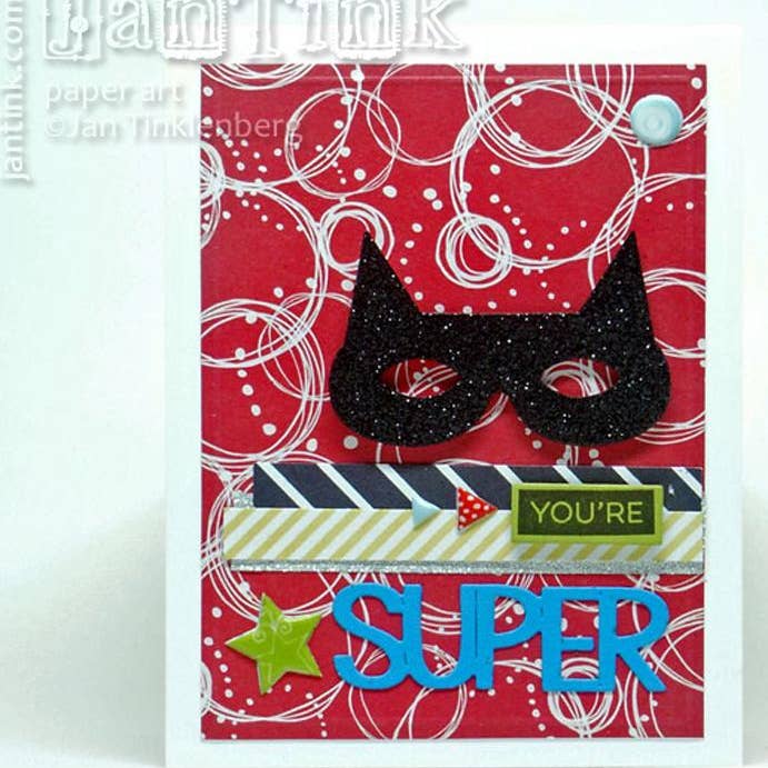 Ecstasy Crafts Distributing - Wholesale Craft supplies - Frantic Stamper Precision Die - Super Hero Masks1