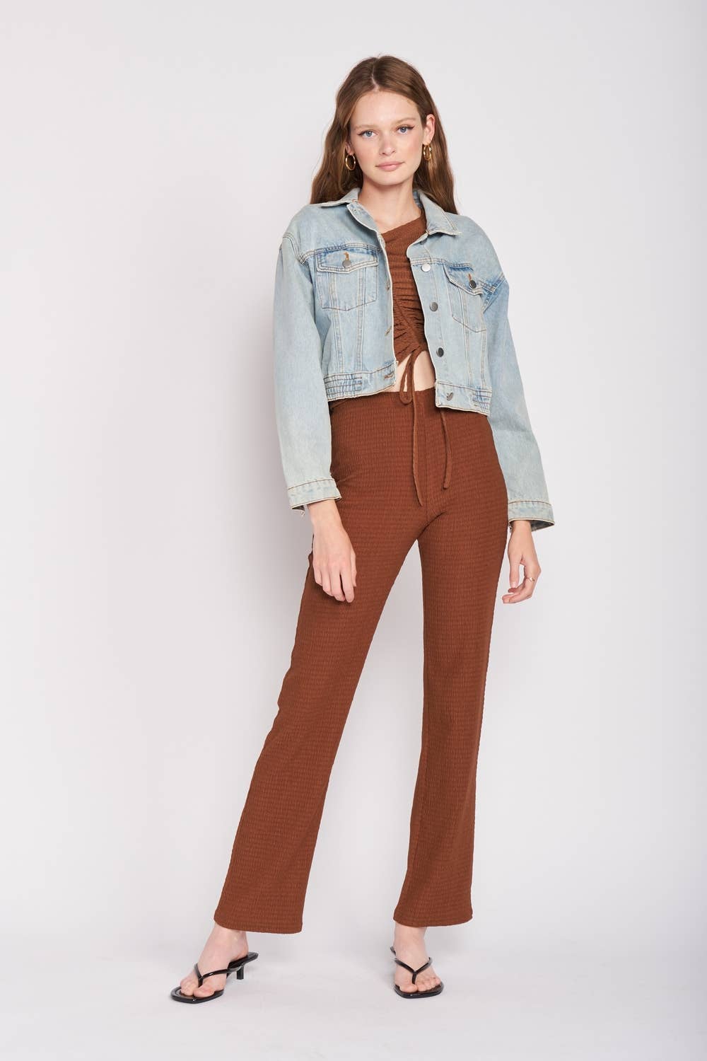 Emory Park - Wholesale Pants - Women's - CABLE KNIT PANTS2