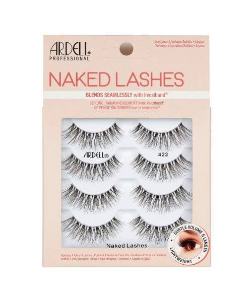 Ardell, Gigi and Hollywood Fashion Secrets - Wholesale False/Fake Eyelashes - Naked Lashes # 422 4 Pack1