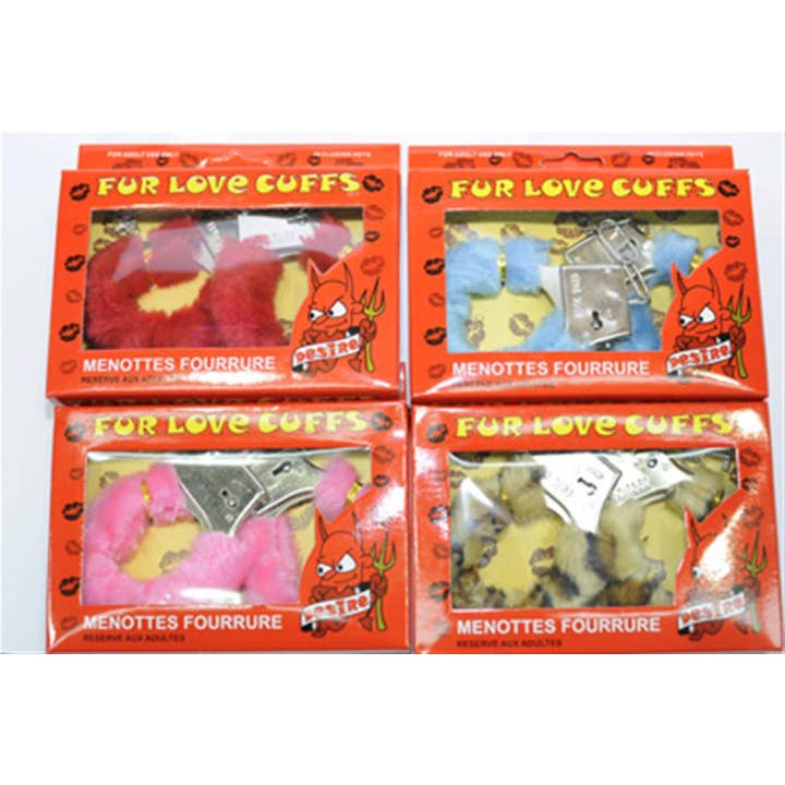 Fur Handcuff Box for wholesale by TSJJ