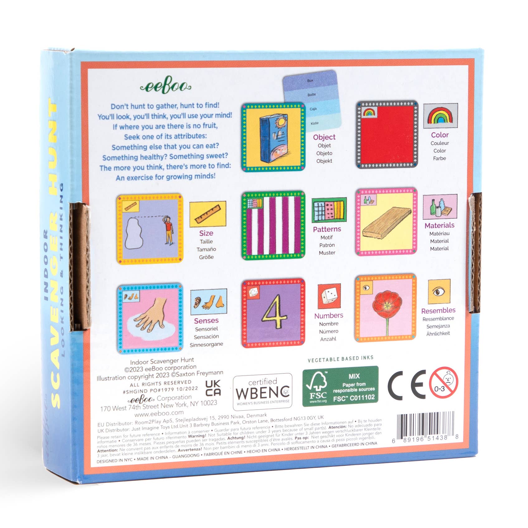 eeBoo - Wholesale Brain Game - Kids - Scavenger Hunt Game - Indoors1