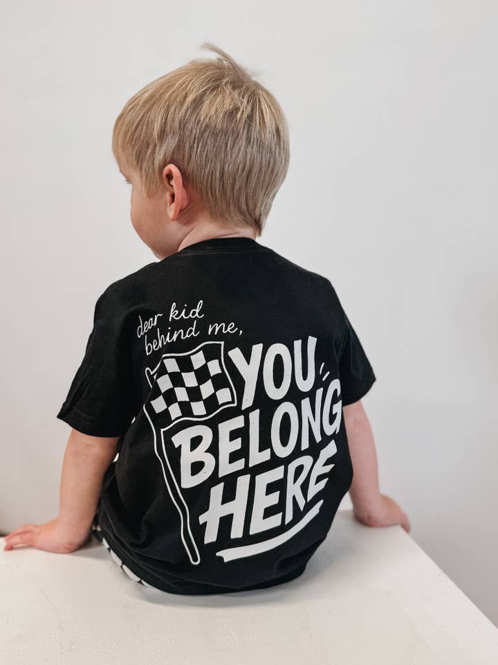 Raising Brave - Wholesale T-Shirt - Kids - You Belong Here Tee1