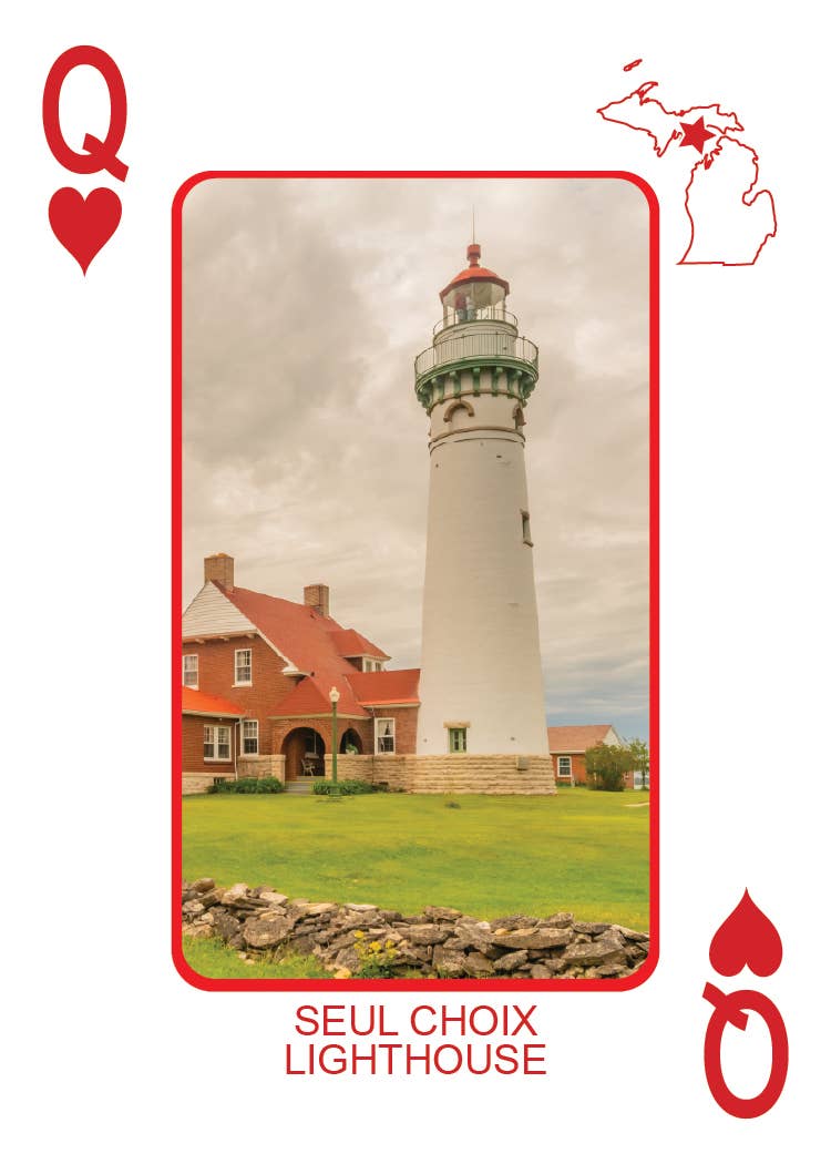 Phil Stagg Photography - Wholesale Playing Cards - LIGHTHOUSES OF MICHIGAN - Playing Cards - Euchre Friendly38