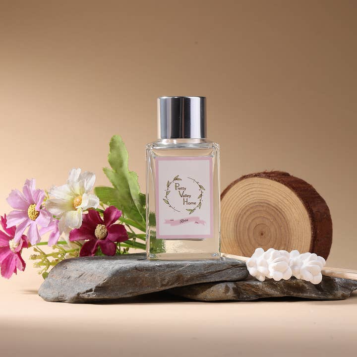 Pretty Valley Home - Wholesale Reed Diffuser - Mini ceramic diffusers - Rose 30ml
