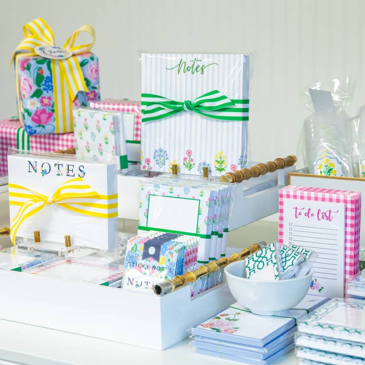 WH Hostess Social Stationery - Wholesale Stationery/Notecard Set - In Stock Gift Enclosure Cards + Envelope | Coco Block Print