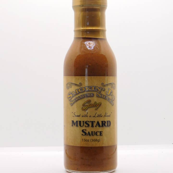 Spicy Mustard Sauce for wholesale by Smokin Js signature sauces