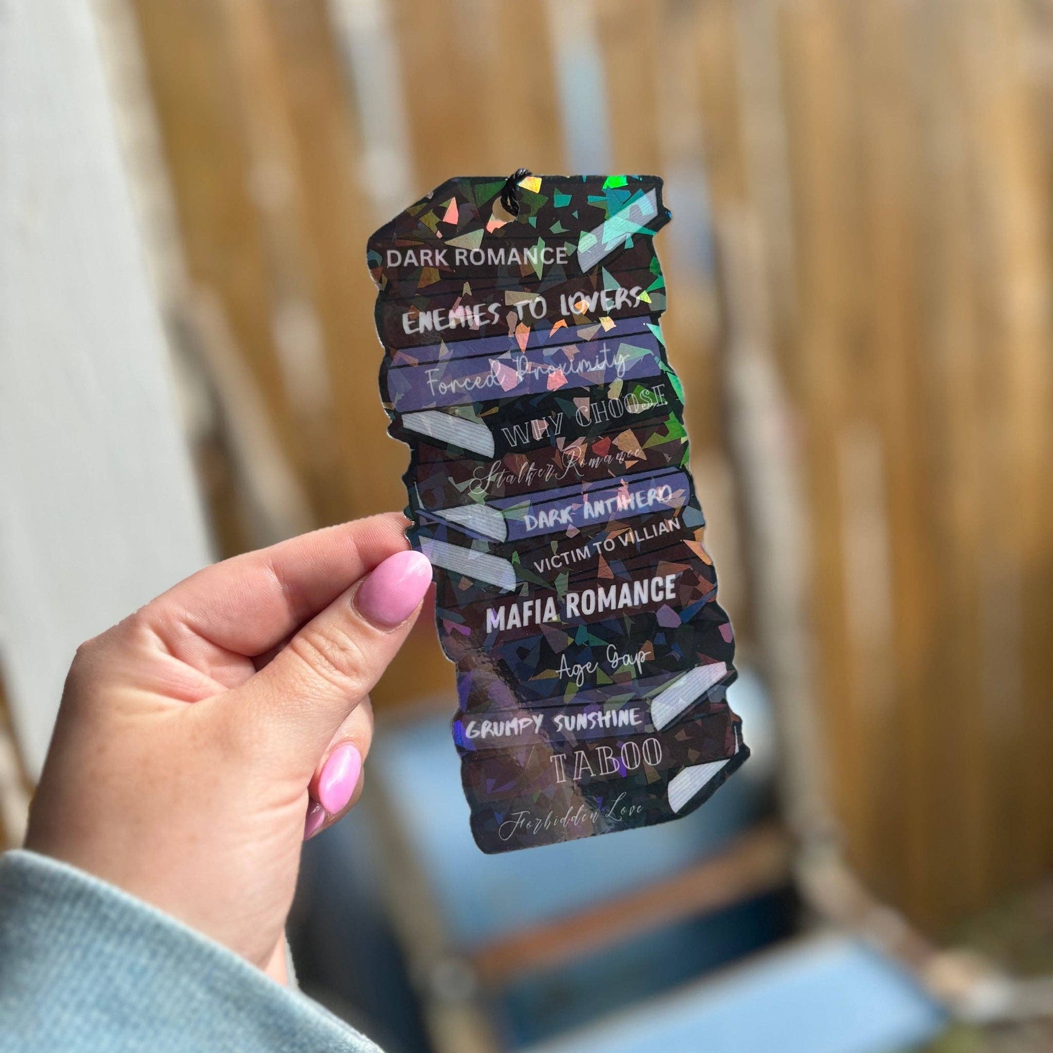 Awfullynerdy.co - Wholesale Bookmark - Dark Romance Tropes Spicy Cardstock Bookmark1