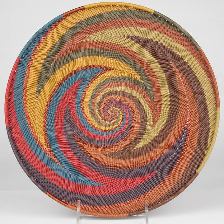 Bridge for Africa - Wholesale Decorative Plate/Dish/Bowl - TW Collection - Painted Desert