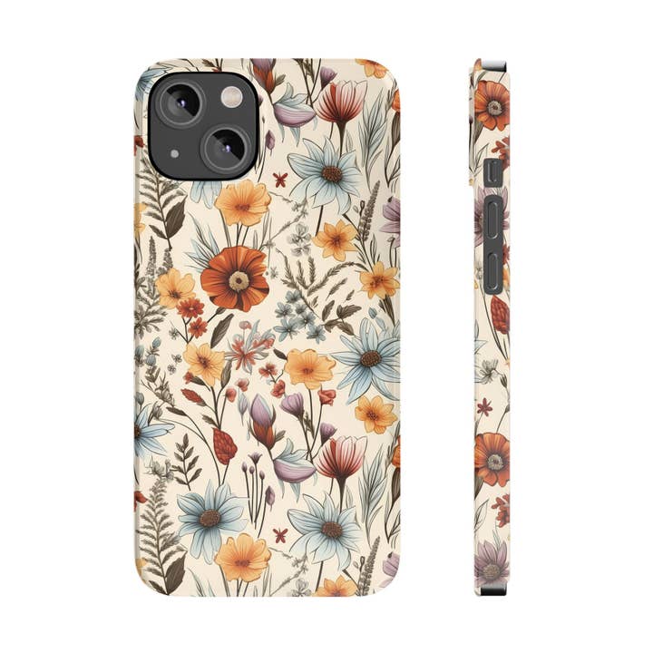 Western Wildflower Slim iPhone Case for wholesale by Grassy Creek Designs