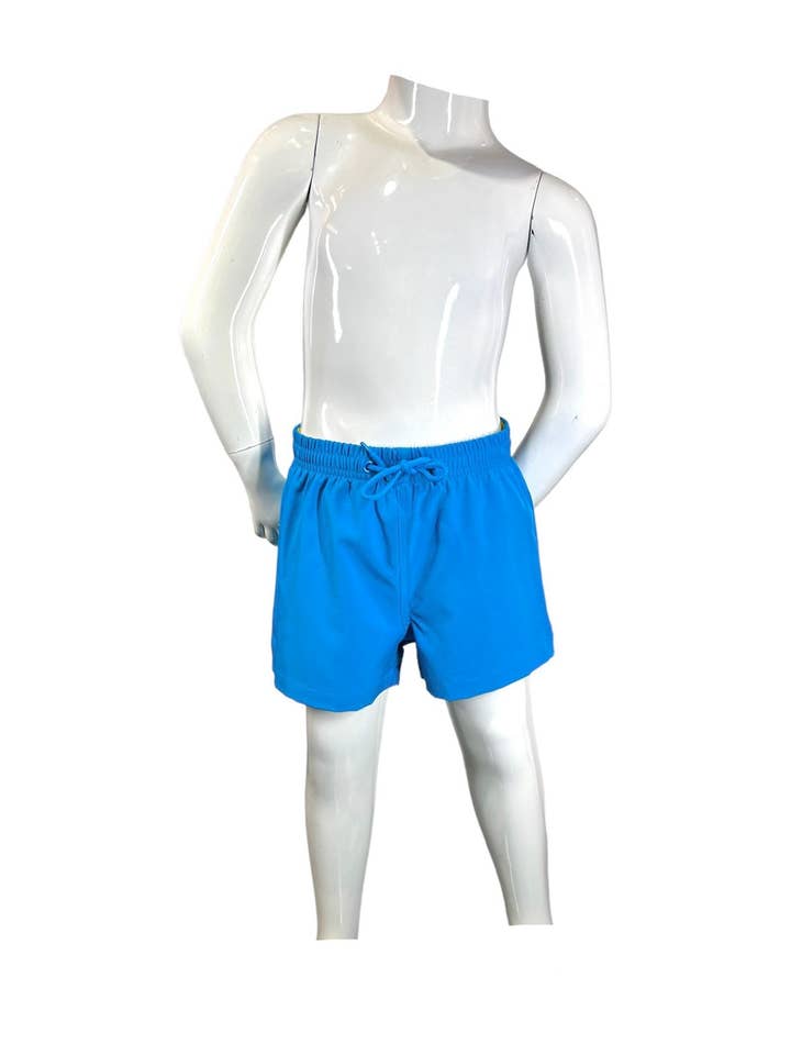 Badeshorts für Jungen BS286_Turq für den Großhandel von MARINA WEST SWIM