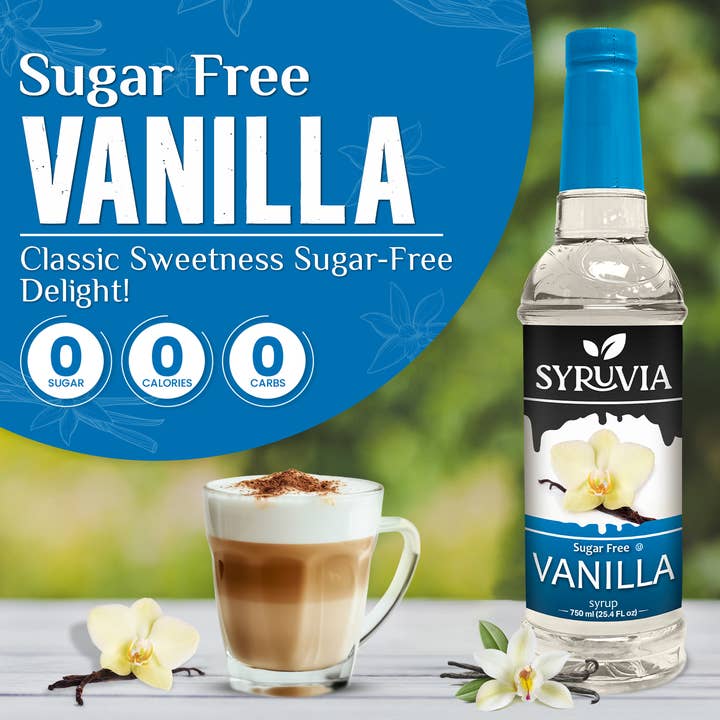 Syruvia - Wholesale Flavored Syrup - Sugar-Free Vanilla Syrup