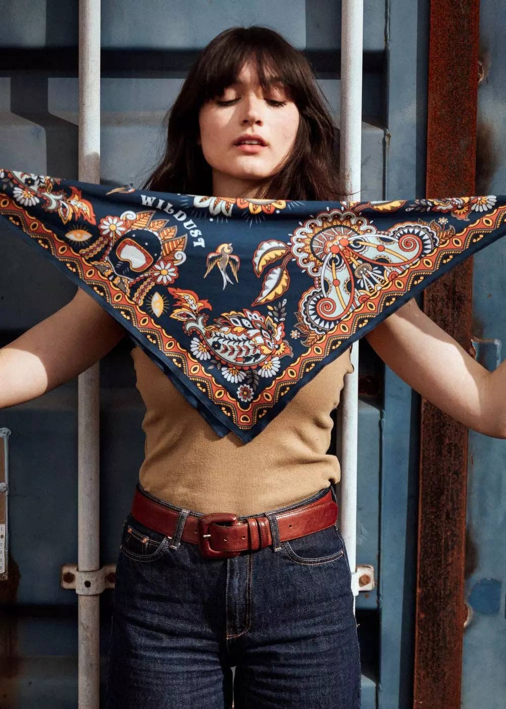 WILDUST - Vendita all'ingrosso Sciarpa - Donna - Sciarpa Moto Nomad - Stile Bohemien e Spirito Avventuroso1