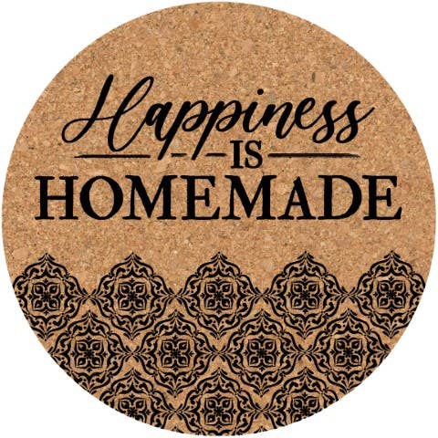 Gift & Garden by Carson - Wholesale Trivet - Happiness Cork Trivet